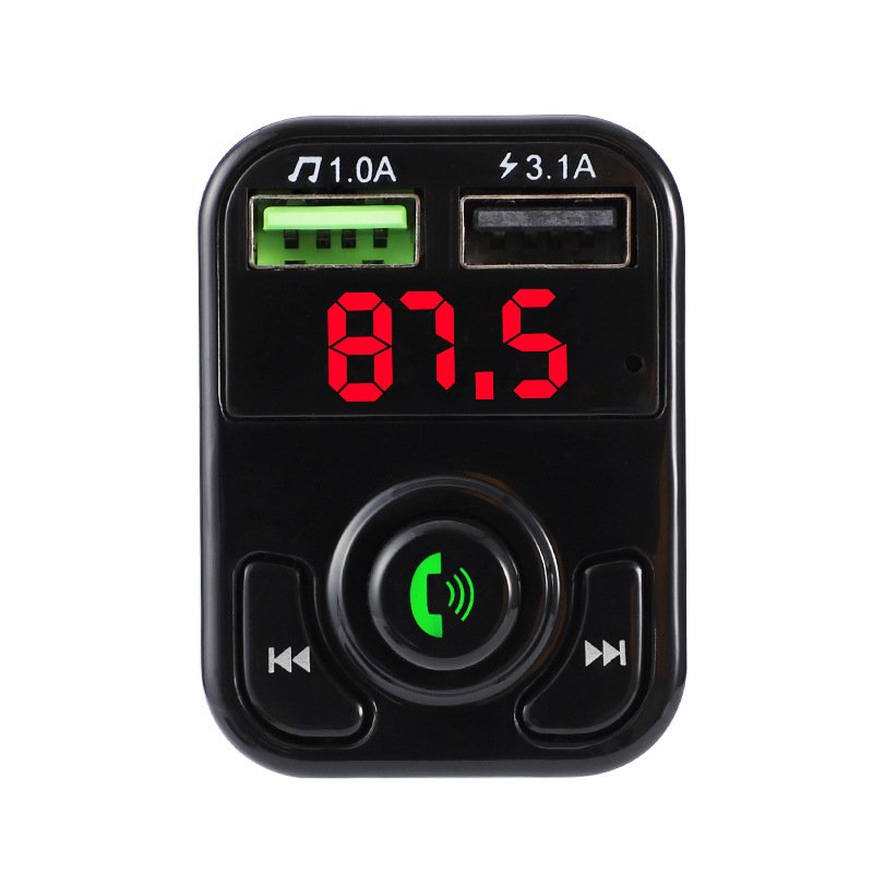 Car FM Transmitter Bluetooth 5.0 Wireless Handsfree Car Kit Audio Receiver MP3 Music Player USB Fast Charger Car Accessories