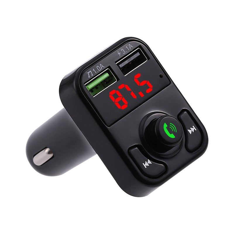 Car FM Transmitter Bluetooth 5.0 Wireless Handsfree Car Kit Audio Receiver MP3 Music Player USB Fast Charger Car Accessories