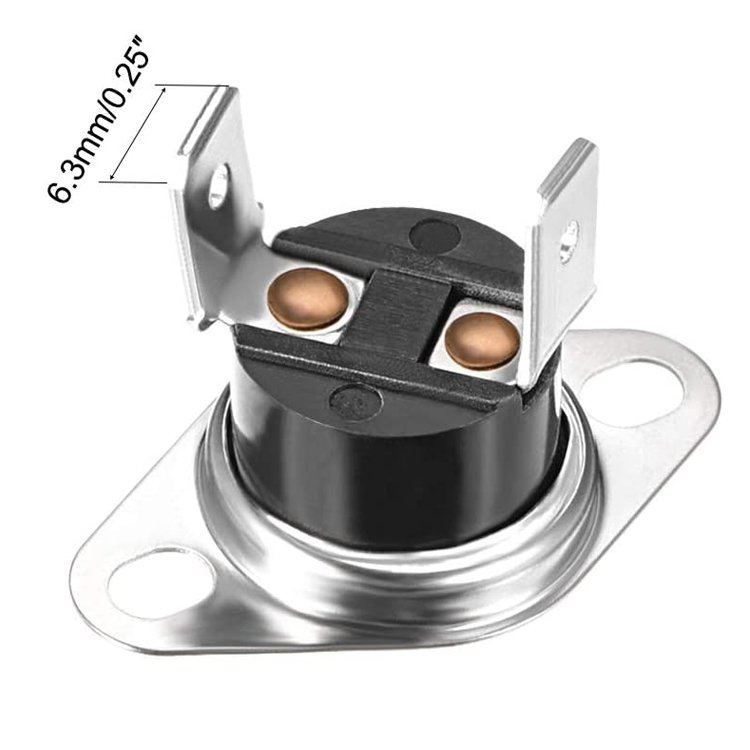 250V 10A 15A KSD301 Thermostat Disc Type Thermal Protector KSD301 Bimetal Switch Automatic Manual Reset