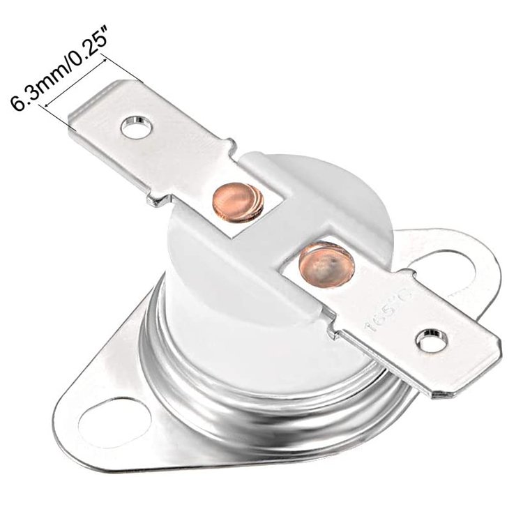 250V 10A 15A KSD301 Thermostat Disc Type Thermal Protector KSD301 Bimetal Switch Automatic Manual Reset