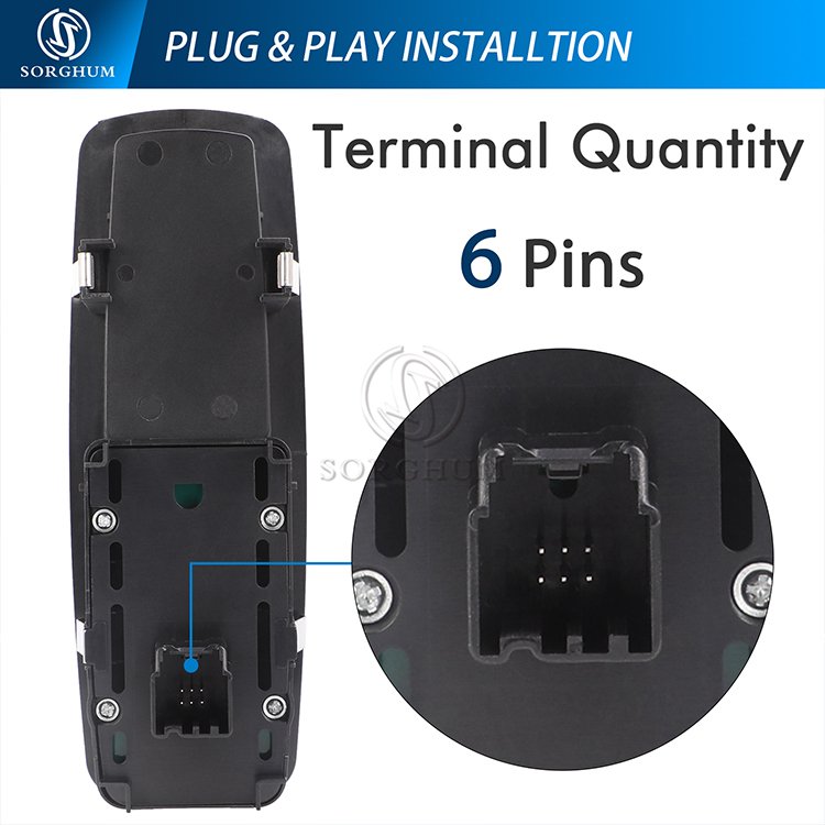 Sorghum 4602544AG Passenger Side Power Window Control Switch for 2007-2011 Dodge Journey Chrysler 200