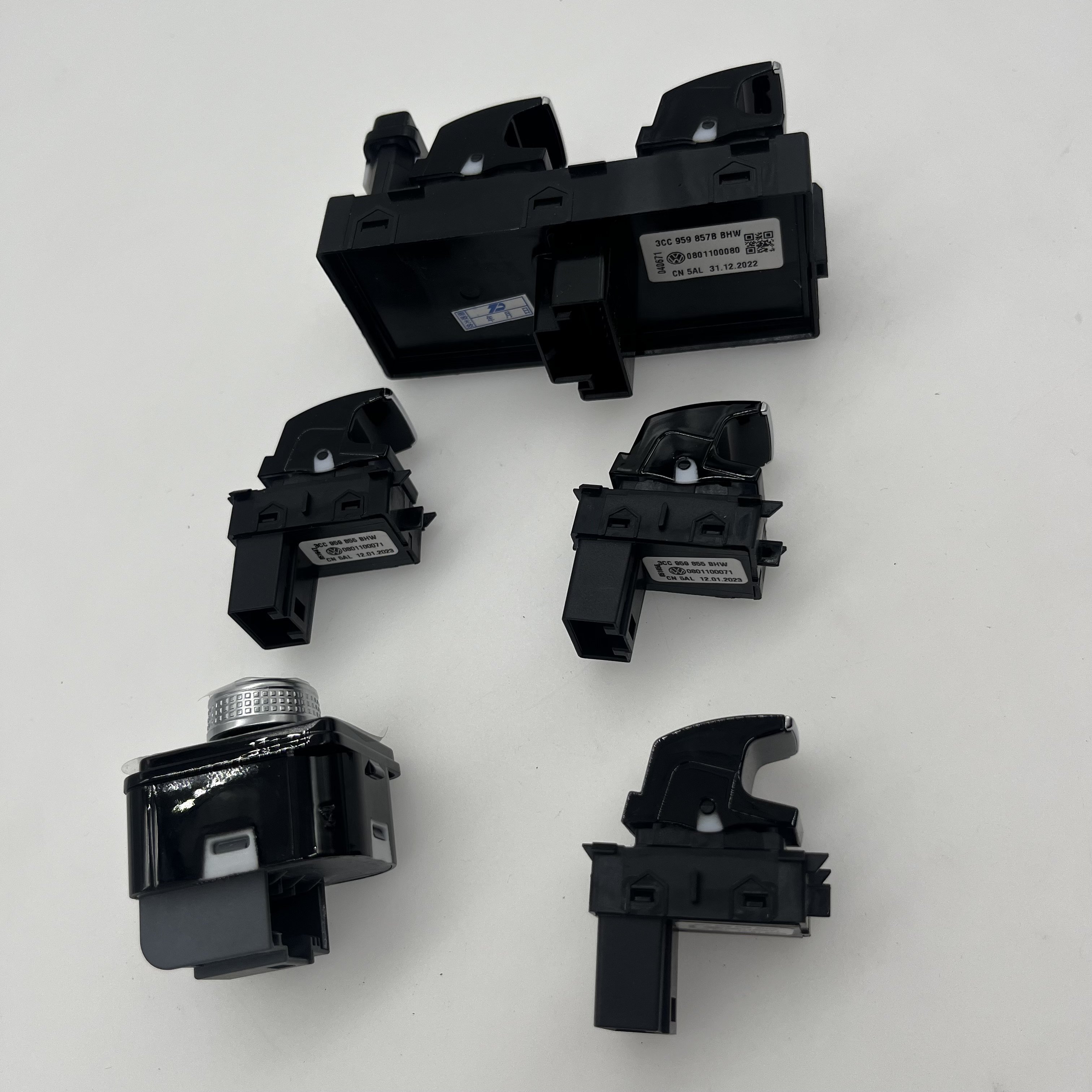 3CC959857 WINDOW REGULATOR Original Chromed Auto Mirror Switch 3CC 959 855 for VW Teramont