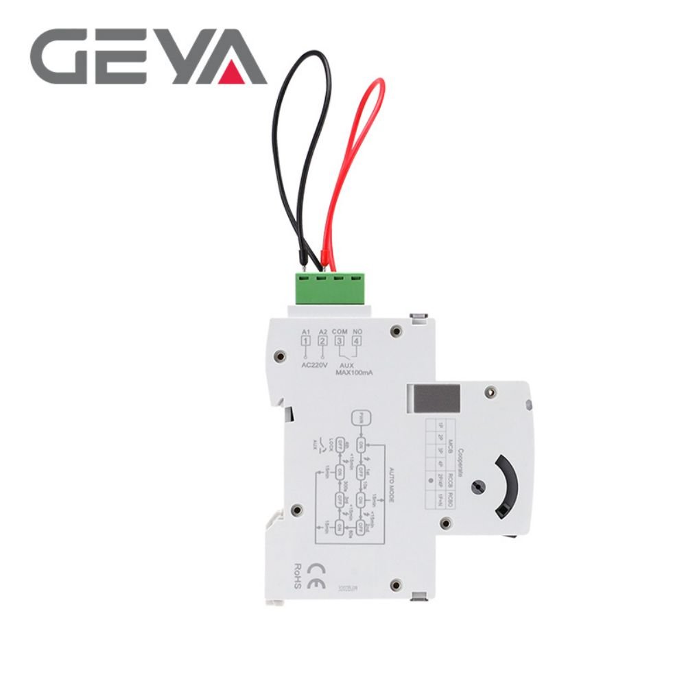 GEYA GRD9L Automatic RCCB Auto Reclosing ELCB Auto Recloser RCCB Residual Current Circuit Breaker MCB MCCB RCCB ELCB DC Reclosin