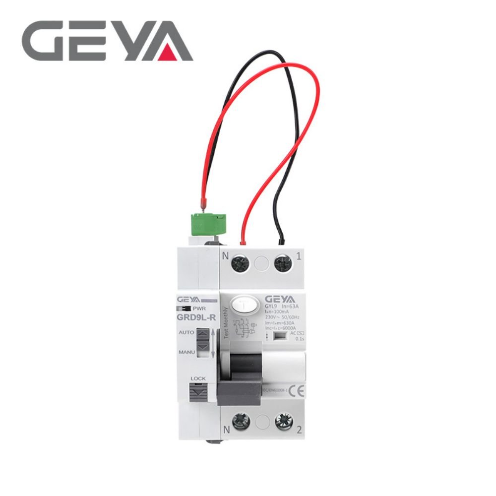 GEYA GRD9L Automatic RCCB Auto Reclosing ELCB Auto Recloser RCCB Residual Current Circuit Breaker MCB MCCB RCCB ELCB DC Reclosin