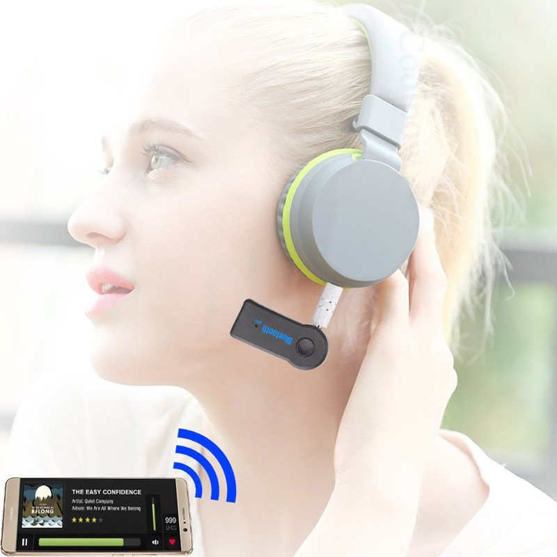 Mini 3.5mm Audio MP3 BT Car Adapter AUX Wireless Bluetooth 5.0 Receiver Metal & Plastic Material 10m Range Box Gaming Input 12V