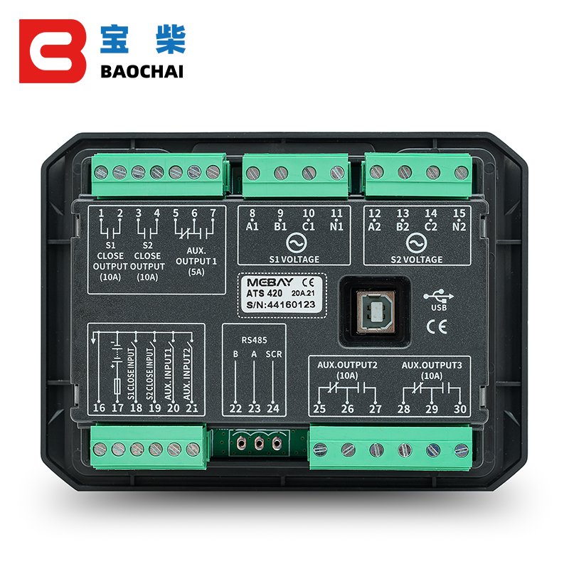Genset Control Module Auto Manual Control Panel Unit Automatic Transfer Switch ATS420 ATS Generator ATS Controller