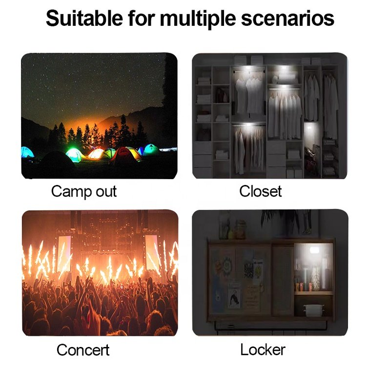 Voice Control Car Interior LED Atmosphere Sensor Light USB Rechargeable Auto Wireless Touch Switch Ambient Lamp Night Wireless