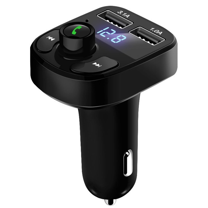 Dual USB Car Charger Handsfree bluetooth Car Kit Mp3 Player Car FM Transmitter Wireless FM Modulator Transmitter