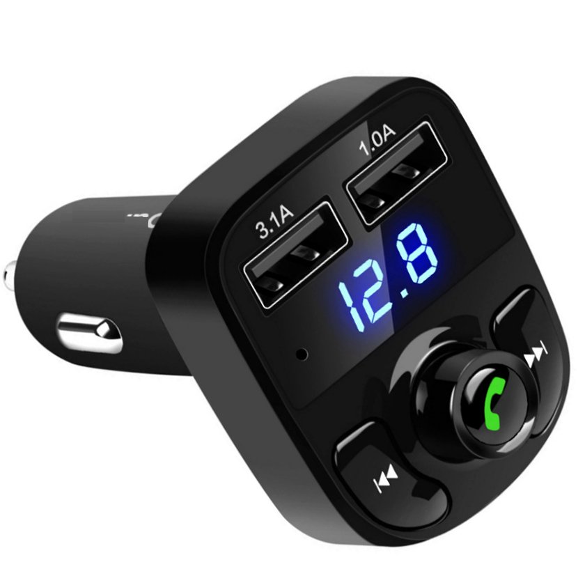 Dual USB Car Charger Handsfree bluetooth Car Kit Mp3 Player Car FM Transmitter Wireless FM Modulator Transmitter