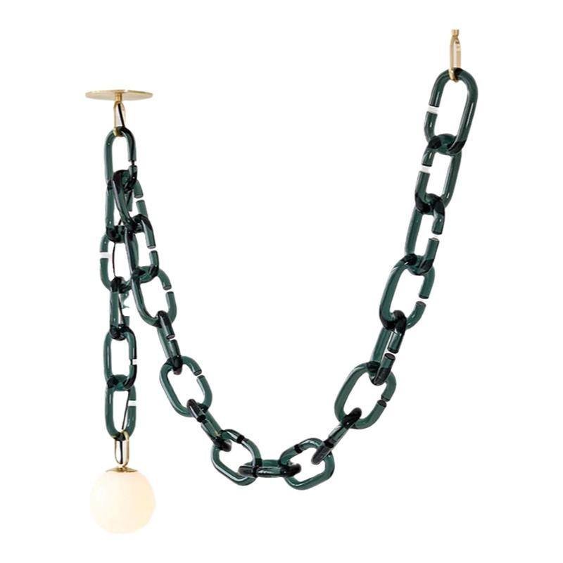 Hot Personality Modern Living Room Clothing Store Pendant Light Restaurant Nordic Minimalist Glass Ball Creative Chandelier