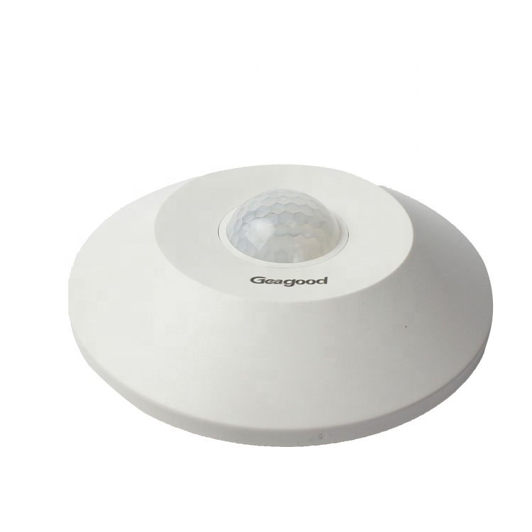 360 Degree 110-240V Round Ceiling Mounting Microwave Motion Sensor Auto Control Light Switch