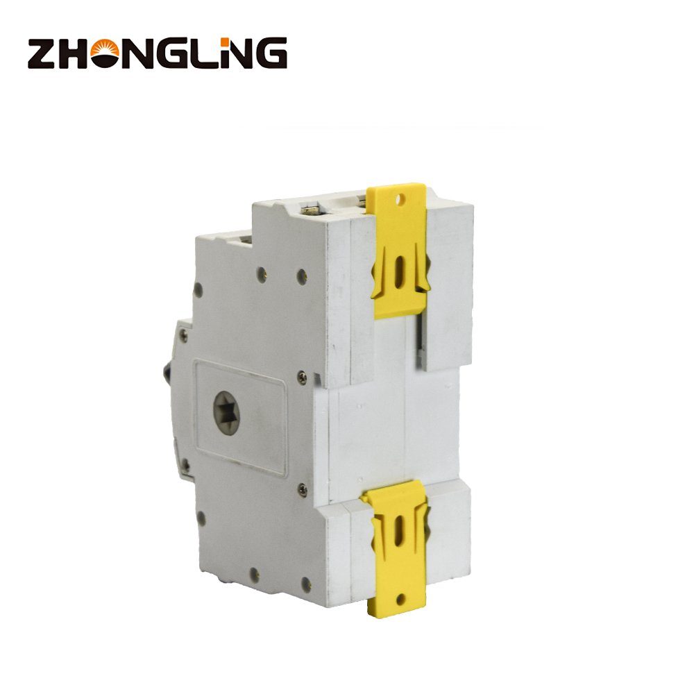ZHONGLING Dual Power ATS Transfer Switch 63A 2 Poles Small Automatic Switch 63A G2R-63 2P for Genset Generator Part