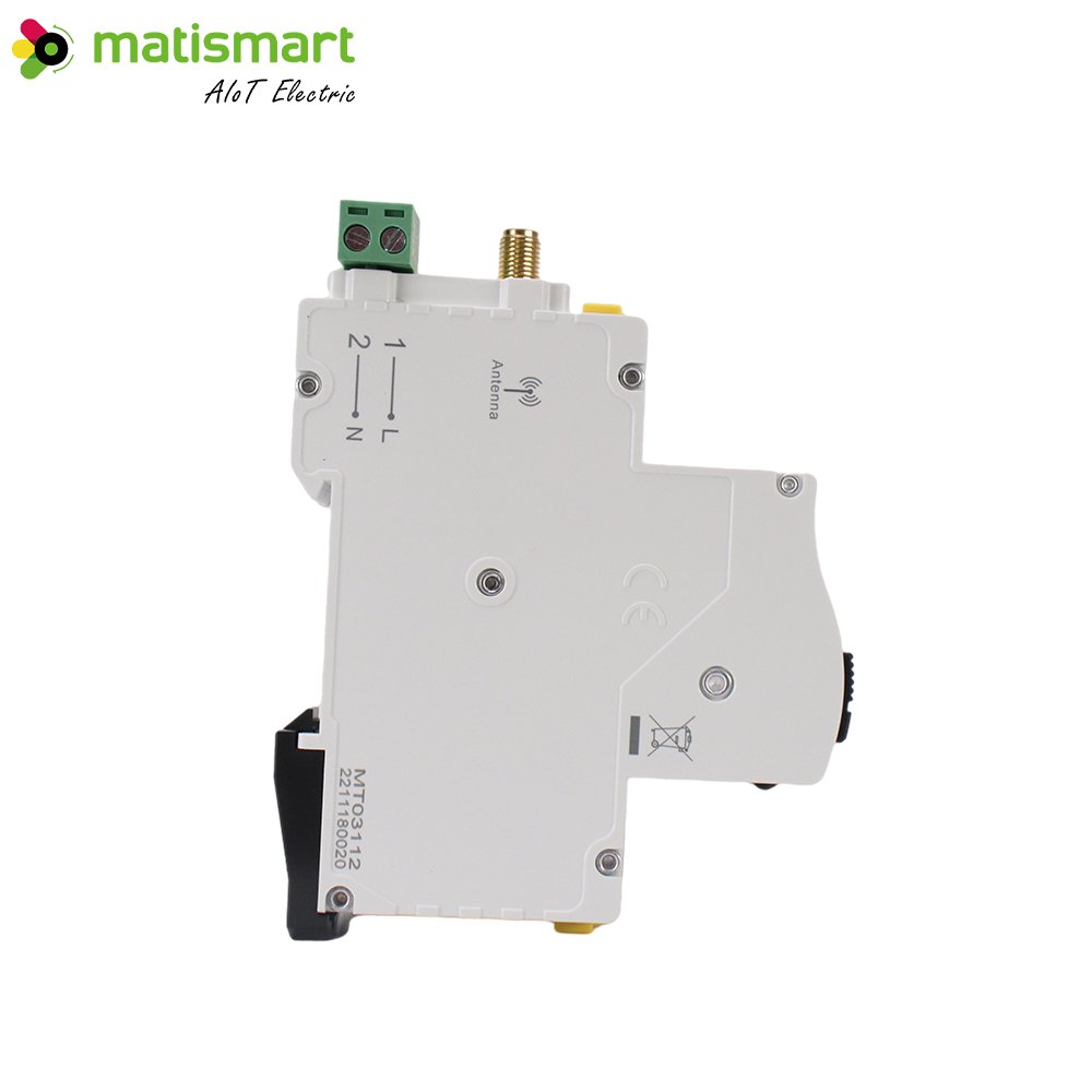 Breaker Wifi 4p Tuya Smart Wifi Mcb Breaker Auto Reset with Rccb Switch Din Rail Circuit Breaker Tuya Smart Remote Control