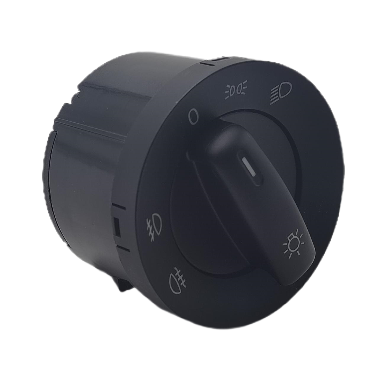 JHC002 Front Rear Fog Light Headlight Switch for VW Golf 5K0941431A 1K0941431Q 1K0941431AJ 3-File Black Knob ABS Plastic New