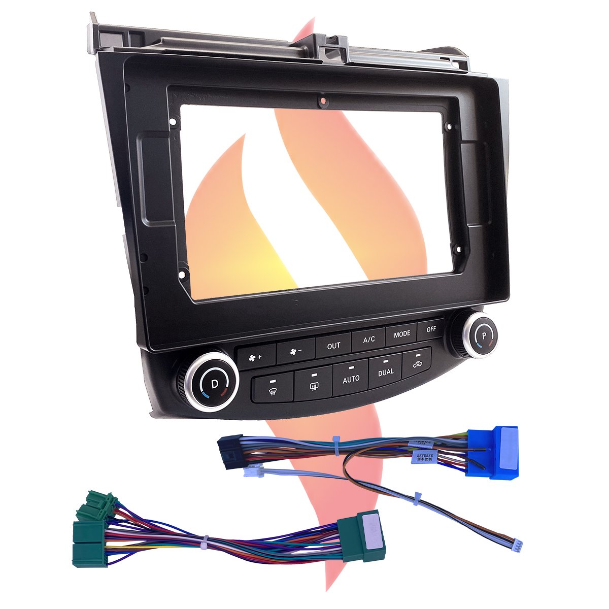 Good Price 10.1 Inch Android Radio Frame Car GPS Dvd Player Fascia Frame Kit for Honda 2004-2007 Accord