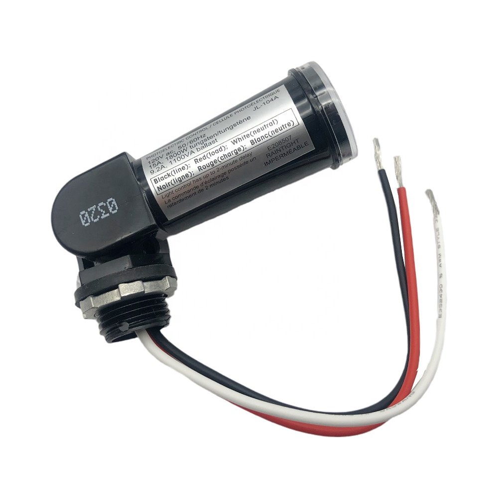 LED 120V Dusk To Dawn Outdoor Swivel Photo Cell Light Control Photocell Sensor