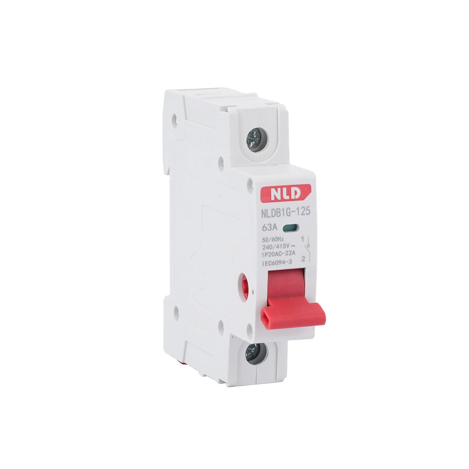 NLDB1G-125 Isolator Isolating Disconnector Switch Mini Changeover Switch 4p 20 Amp 63a 100a Manual Mcb
