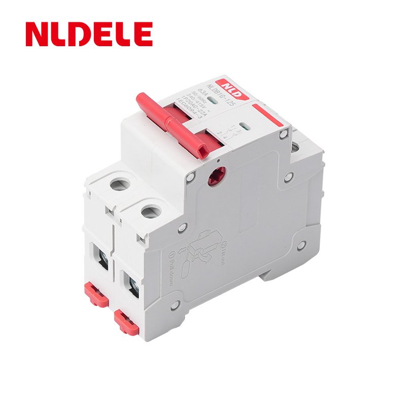 NLDB1G-125 Isolator Isolating Disconnector Switch Mini Changeover Switch 4p 20 Amp 63a 100a Manual Mcb