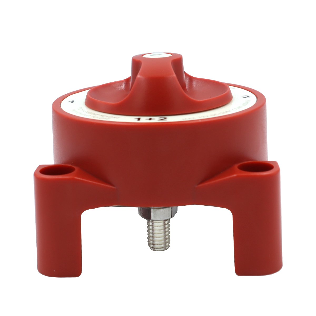 Blue Sea Systems 9001E E-Series Battery Switch, 350A Selector 4 Position, Red