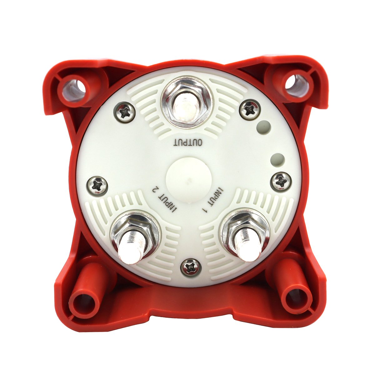 Blue Sea Systems 9001E E-Series Battery Switch, 350A Selector 4 Position, Red