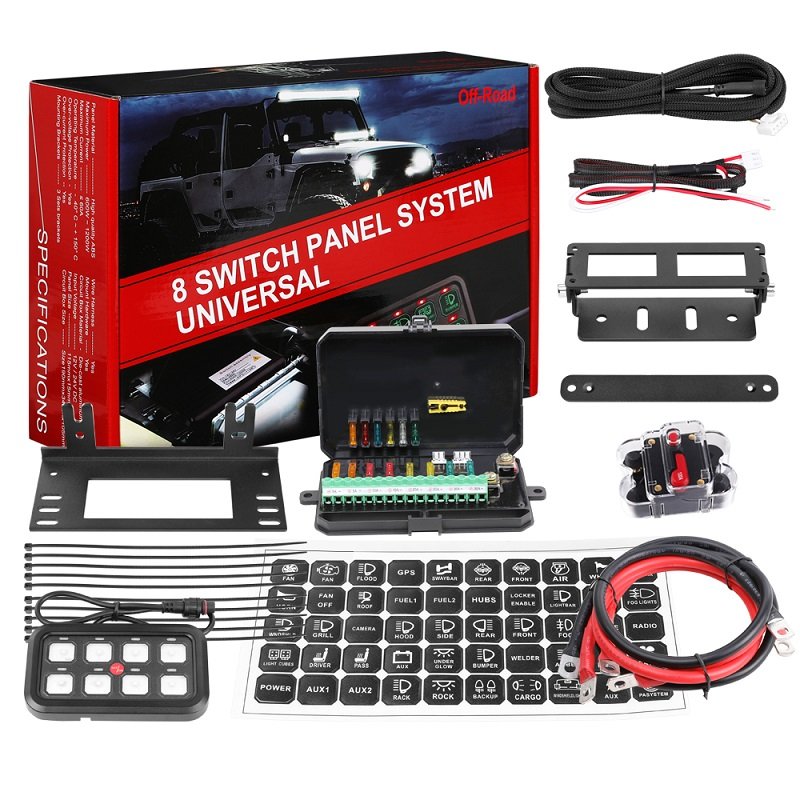 Auto Motorcycle 12V Marine Light Switch Fog Light Lamp Switch for Cars