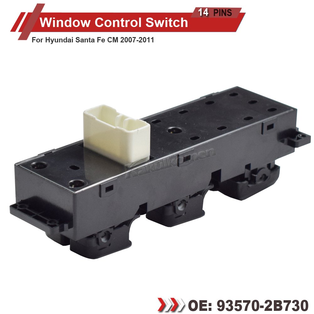 Window Power Switch Button for Hyundai Santa Fe CM 2007-2011 Car Accessories 93570-2B000S4 83570-2B70054 93570-2B140 93570-2B730