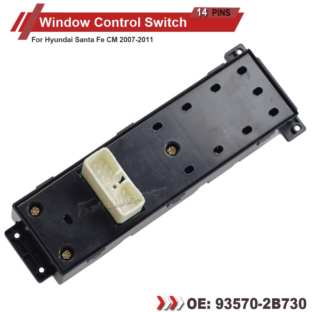 Window Power Switch Button for Hyundai Santa Fe CM 2007-2011 Car Accessories 93570-2B000S4 83570-2B70054 93570-2B140 93570-2B730