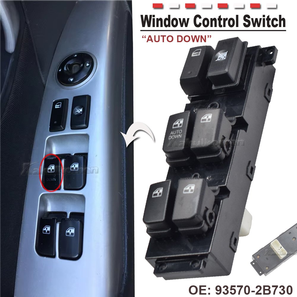 Window Power Switch Button for Hyundai Santa Fe CM 2007-2011 Car Accessories 93570-2B000S4 83570-2B70054 93570-2B140 93570-2B730