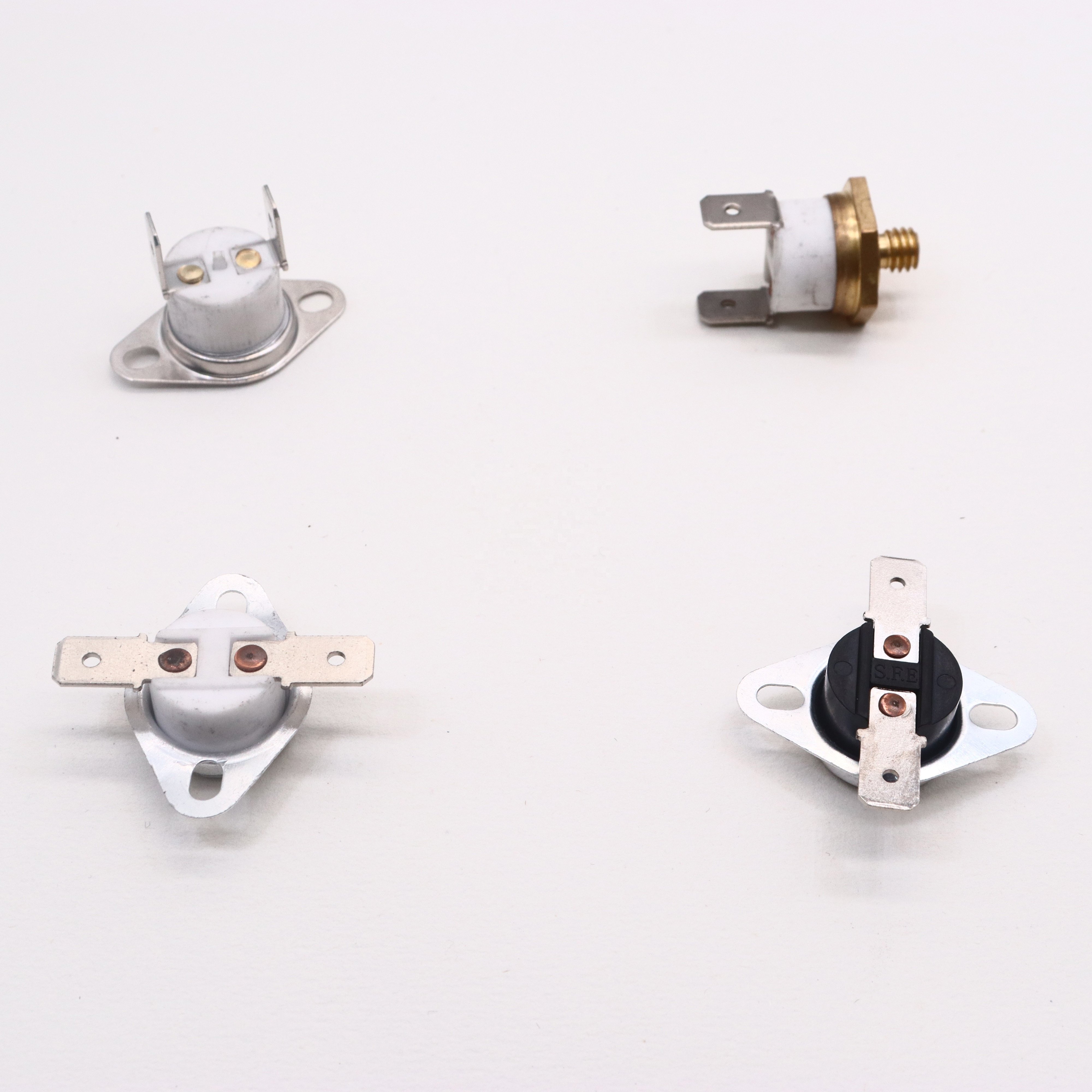 KSD301 Series Ceramic Fixed Ring Bimetallic Automatic Reset Thermal Cutoff Switch Thermostat