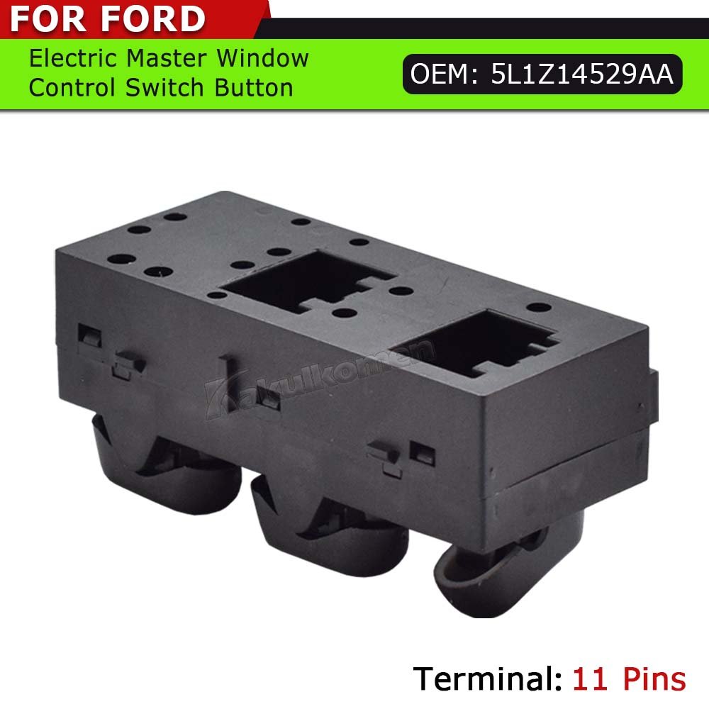 NEVOSA 5L1Z14529AA Car Window Master Switch Button for Ford F150 Crown Victoria Expedition Lincoln Mark LT Mercury Grand Marquis