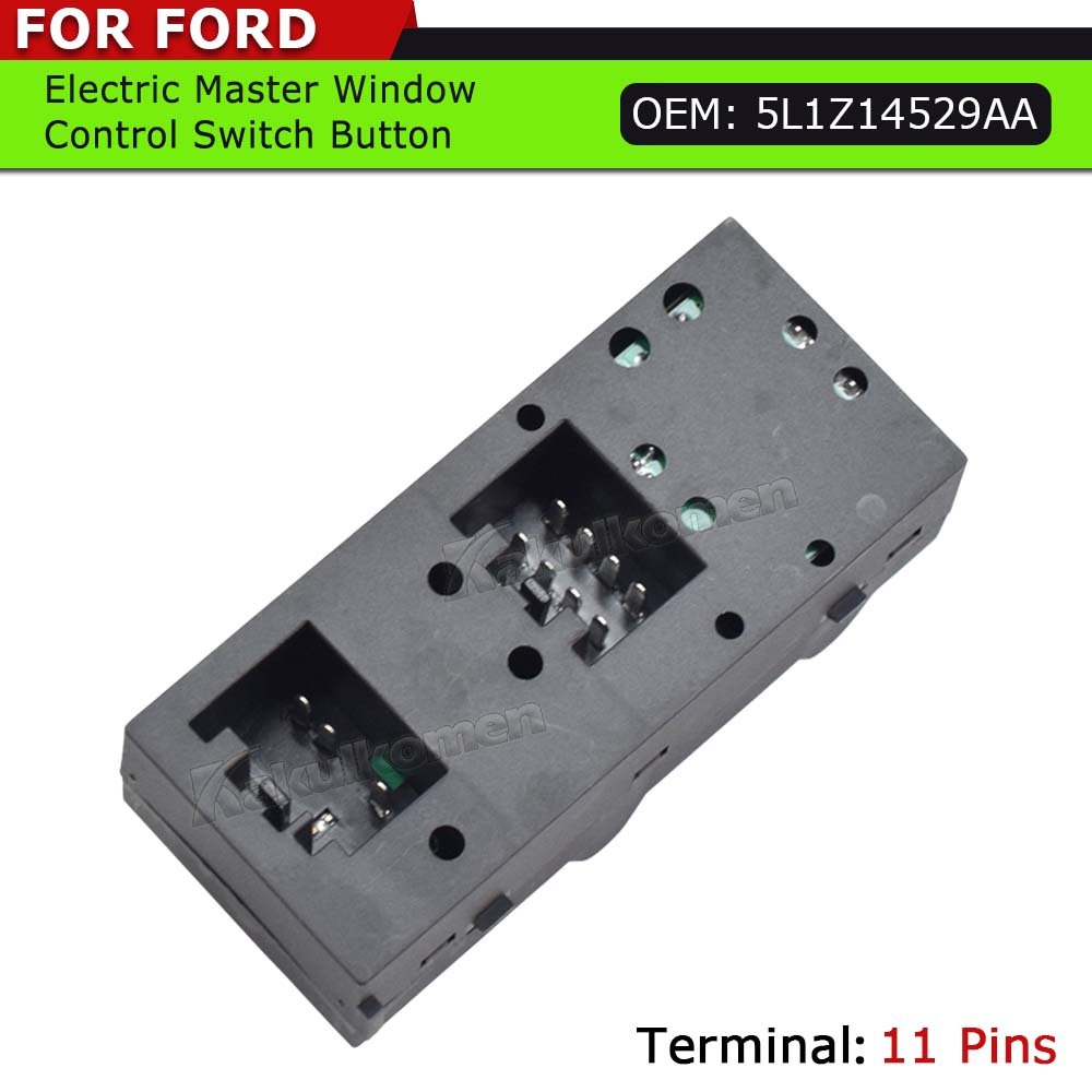 NEVOSA 5L1Z14529AA Car Window Master Switch Button for Ford F150 Crown Victoria Expedition Lincoln Mark LT Mercury Grand Marquis