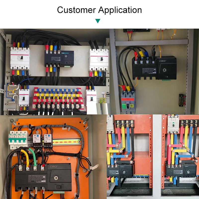 CSQ 500a Ats Switch Automatic Transfer 4 Polos 630a 400 Amp Power Generator Auto Transfer Switch