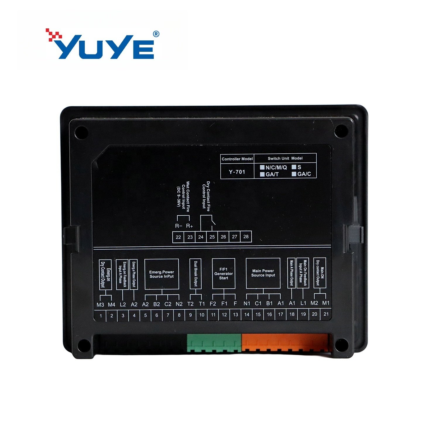 Y 701 ATS Smart Generator Wring Plug in Type Auto Transfer Switches Controller