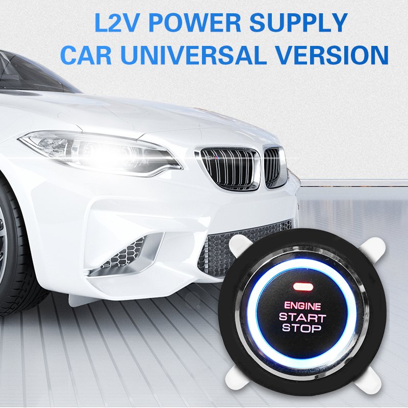 12V Start Stop Buttons Car Starter Switch Keyless Ignition Auto Engine Push Key Set Sensors Engine Start Stop System