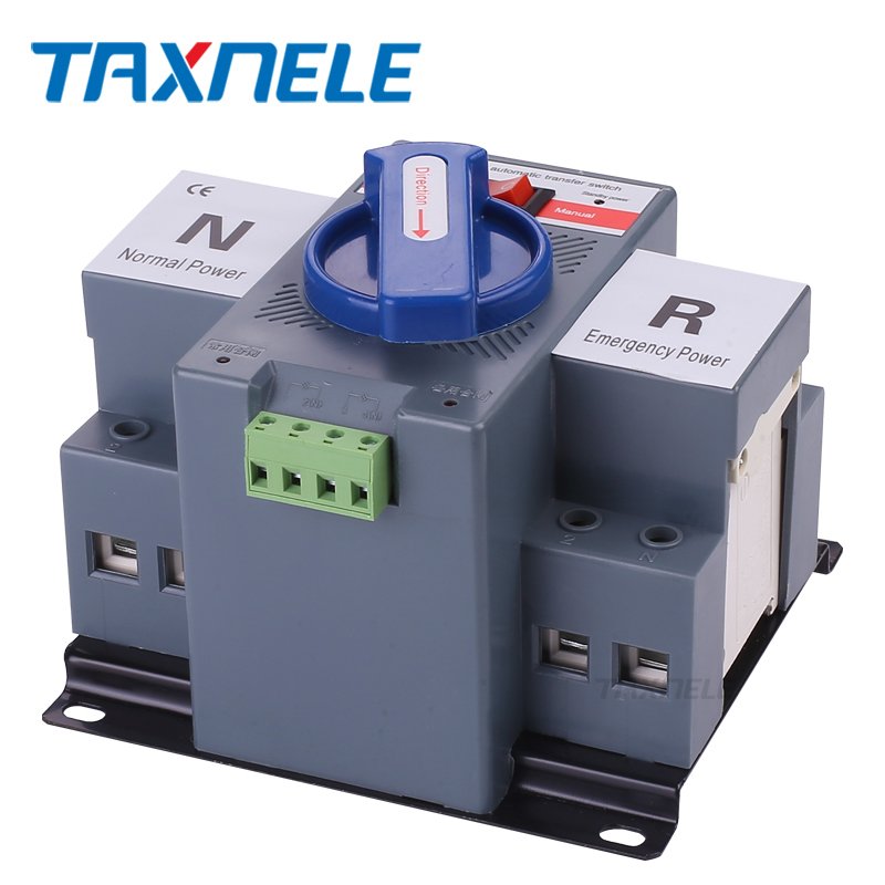 ATS 4P 63A 230V Circuit Breaker Dual Power Automatic Transfer Switch Auto Transfer Switch 4p Dual Power Ats