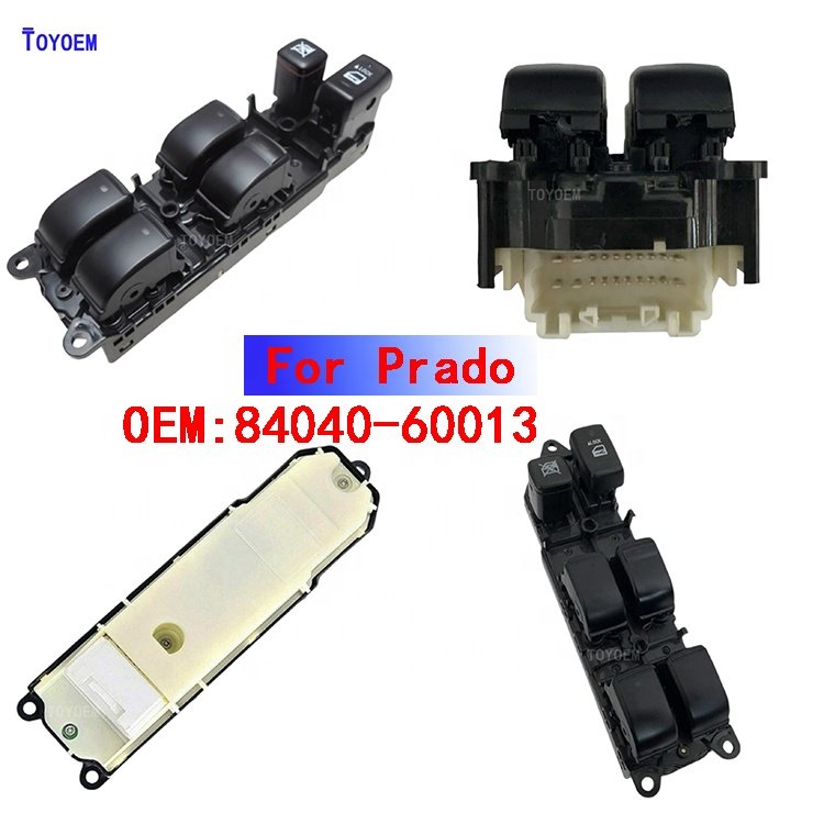 TOYOEM Master Electric Car Power Window Switch for TOYOTA Corolla Camry Lexus RX330 Hilux Land Cruiser Prado Window Switch Matiz