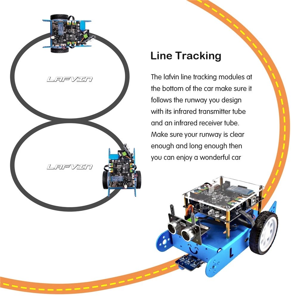 New Motor 2Wd Smart Robot Car Chassis Kit Speed Encoder Battery Box With 2 Motors Programmable Smart Robot Car Kit
