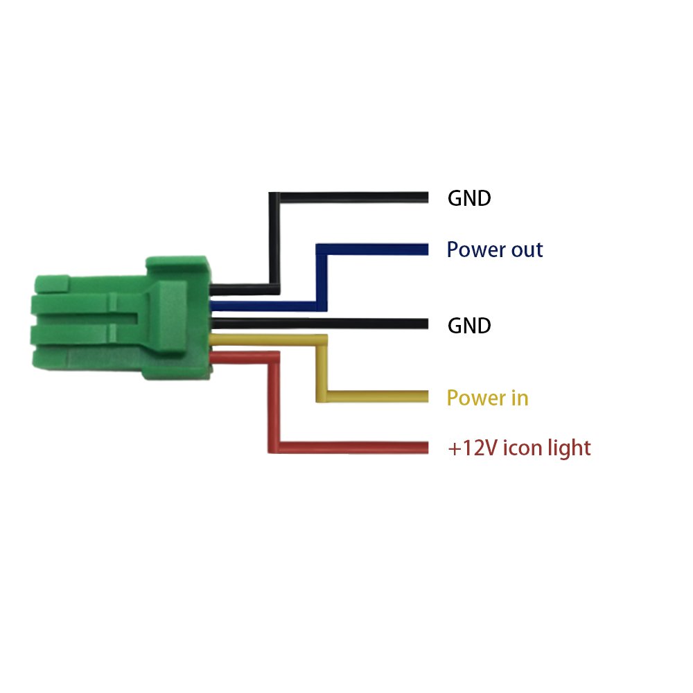 Auto Control Switches Fog Light Replacement Button Switch Square Switch 22.5*22.5 Headlight Push Button Japan Car Parts