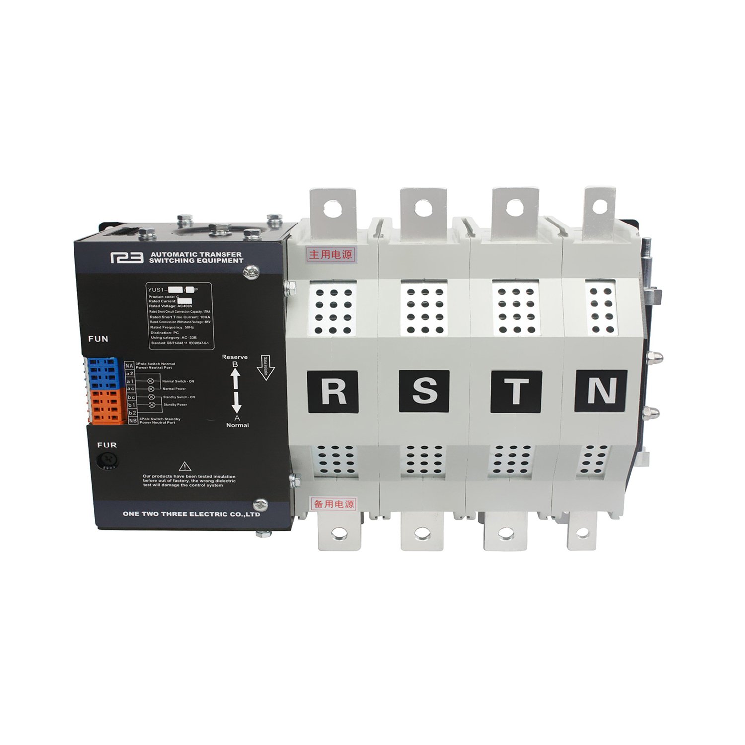 Solenoid Type Ply in Type 400 Amp Automatic Transfer Switch ATS