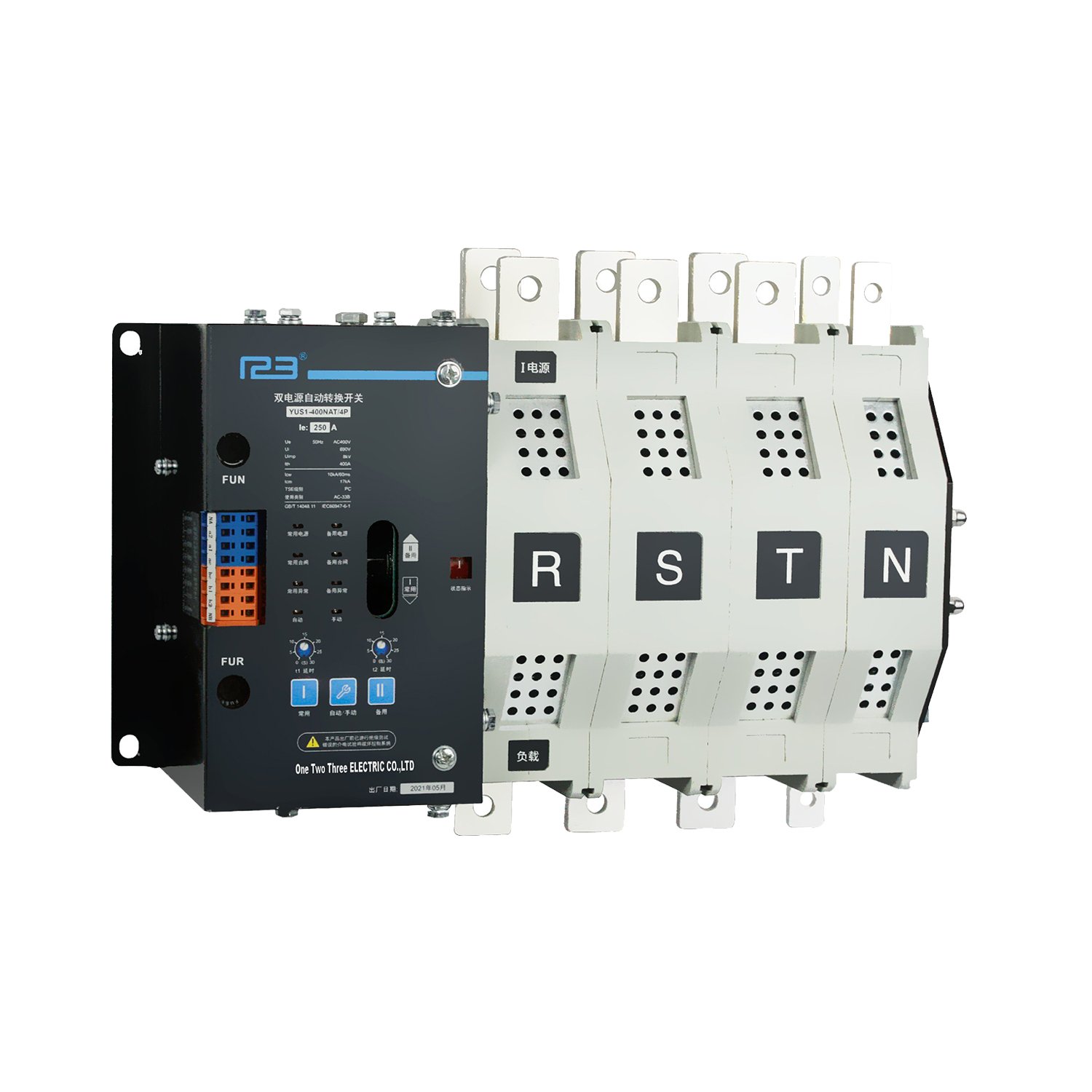 Solenoid Type Ply in Type 400 Amp Automatic Transfer Switch ATS