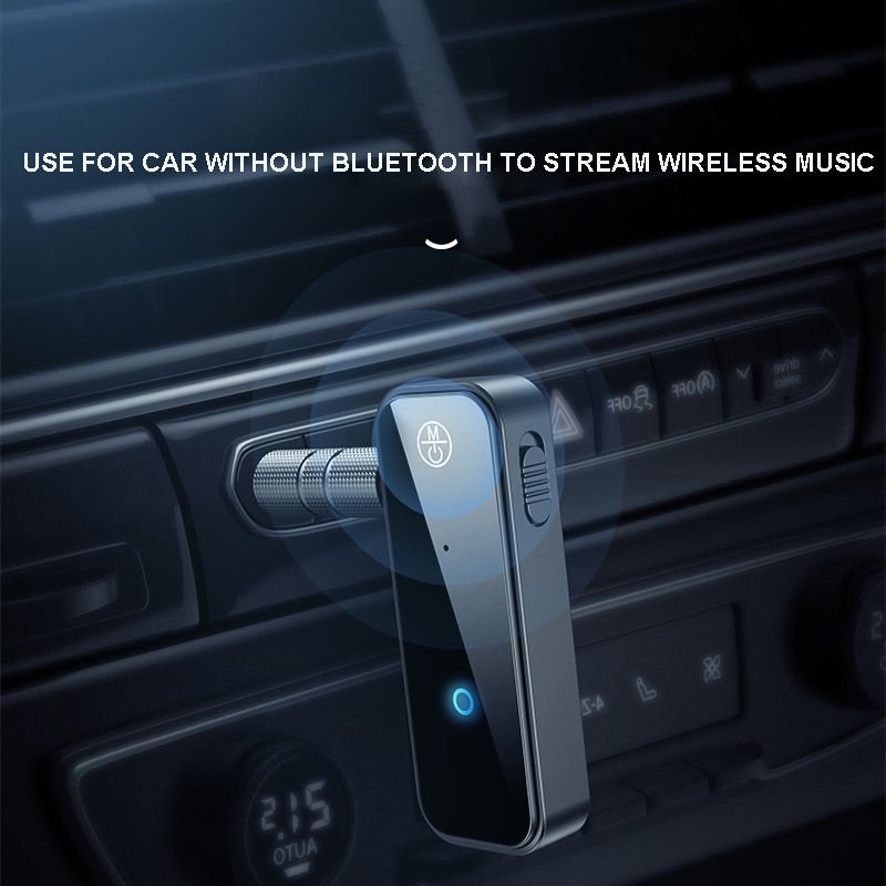 Blue Tooth Transmitter Portable 3.5mm Aux BT Car Adapter Music Audio for Car Home Stereo Wireless Blue Tooth Audio Receiver