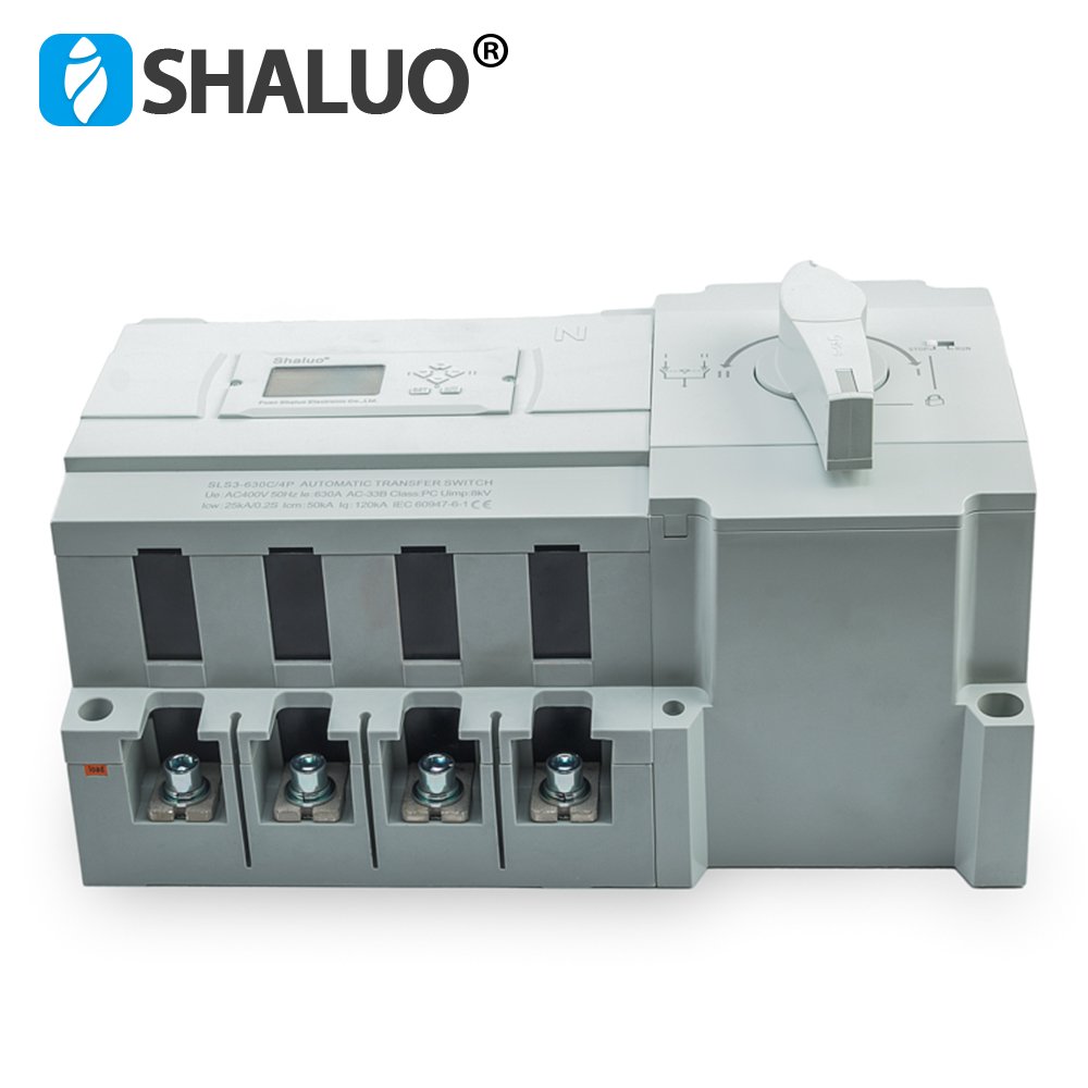 ATS Dual Power Automatic Transfer Switch 63A 100A 125A 160A 250A 400A 630A AC220V Diesel Generator Auto Changeover Switch