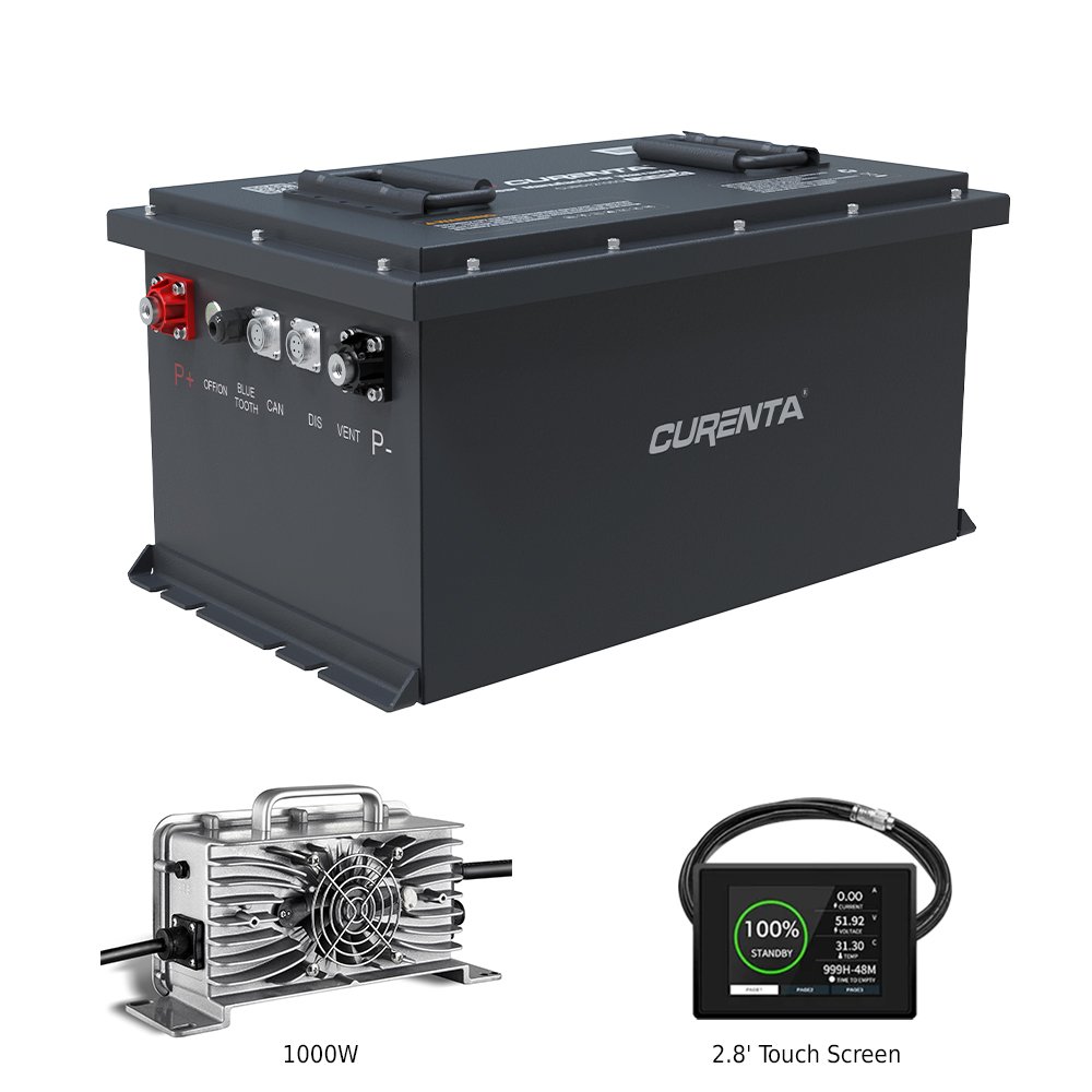 36 Volt Electric Golf Cart LFP Lithium Ion Batteries 36V 105Ah LiFePO4 Battery Pack Conversion Kits with Charger
