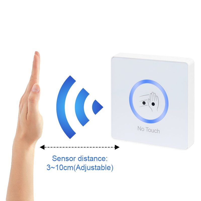 Waterproof Contactless Infrared No Touch Touchless Exit Button/Exit Switch Indoor