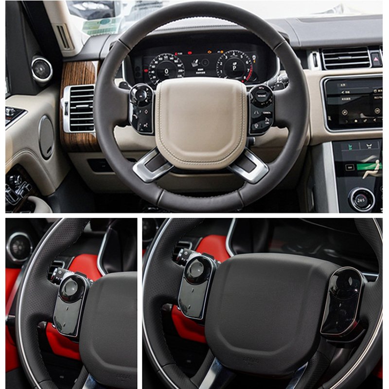 Car Steering Wheel Buttons for Range Rover Vogue L405 Sport L494 for Land Rover Discovery 5 Bluetooth Multimedia Square Control