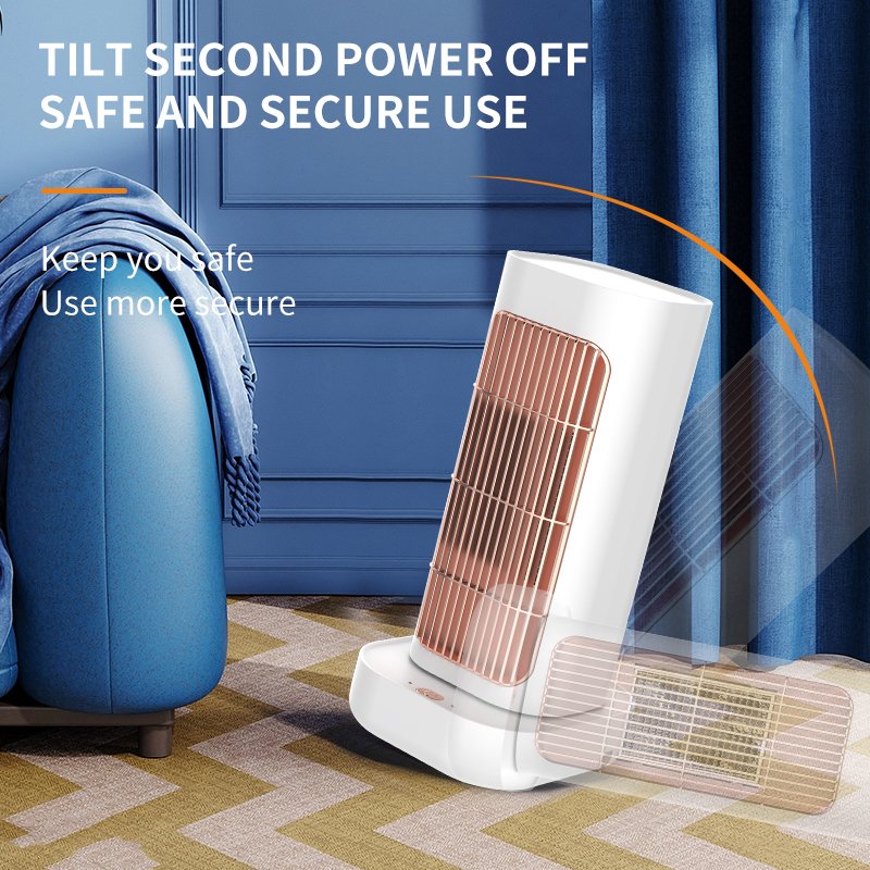Bedroom Living Room Office Outdoor Small Low Noise Mini Fan Electric Heaters Desktop 1300W PTC Ceramic Heating Winter Heater Fan