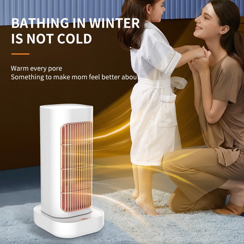 Bedroom Living Room Office Outdoor Small Low Noise Mini Fan Electric Heaters Desktop 1300W PTC Ceramic Heating Winter Heater Fan