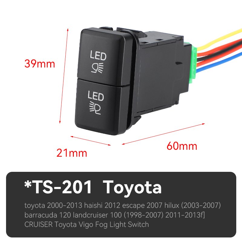 Factory Supply Switch Lamp Car on Off Switch for Car Lights 12V Fog Light Switch