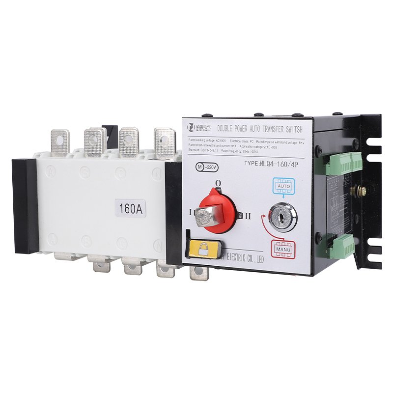 Factory Production PC Level Isolation Type 4P/160A I-0-II Dual Power Automatic Transfer Switch