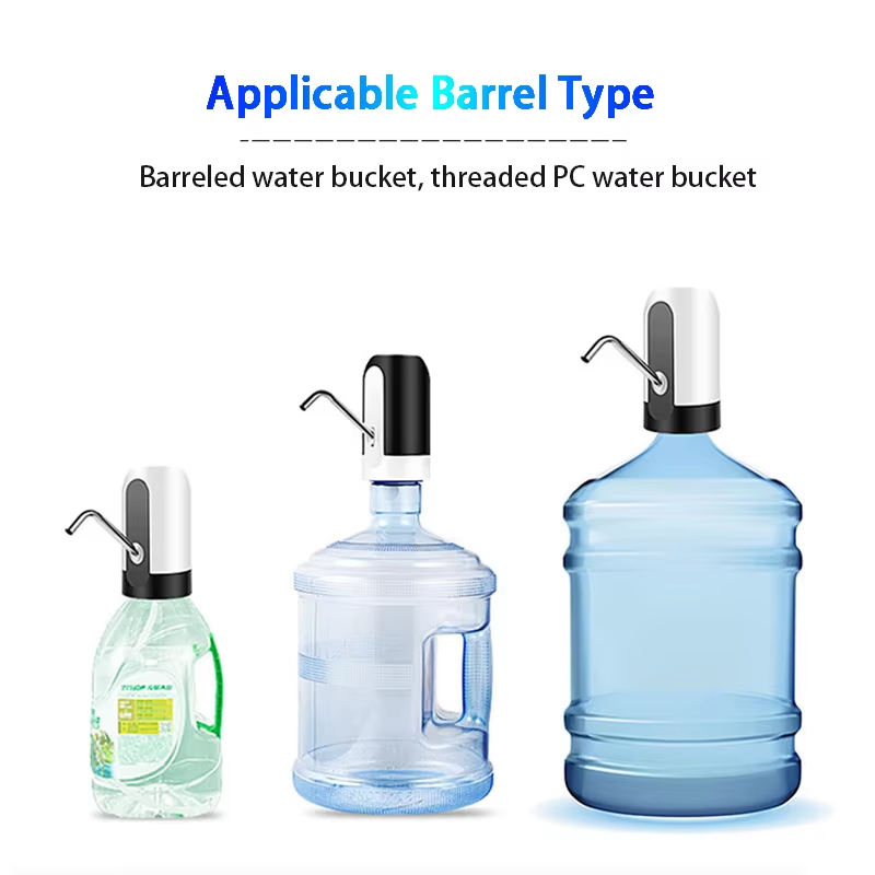 USB Rechargeable Bottle Auto Switch Drinking Portable Automatic Water Bottle Pump Electric Cold Water Dispenser